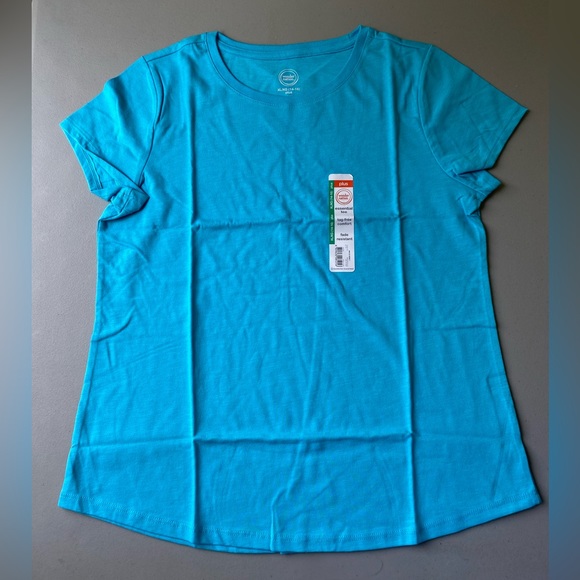 Girl’s XL PLUS Tshirt Bundle Wonder Nation Essential Tee Crewneck Blue Black - Picture 2 of 3